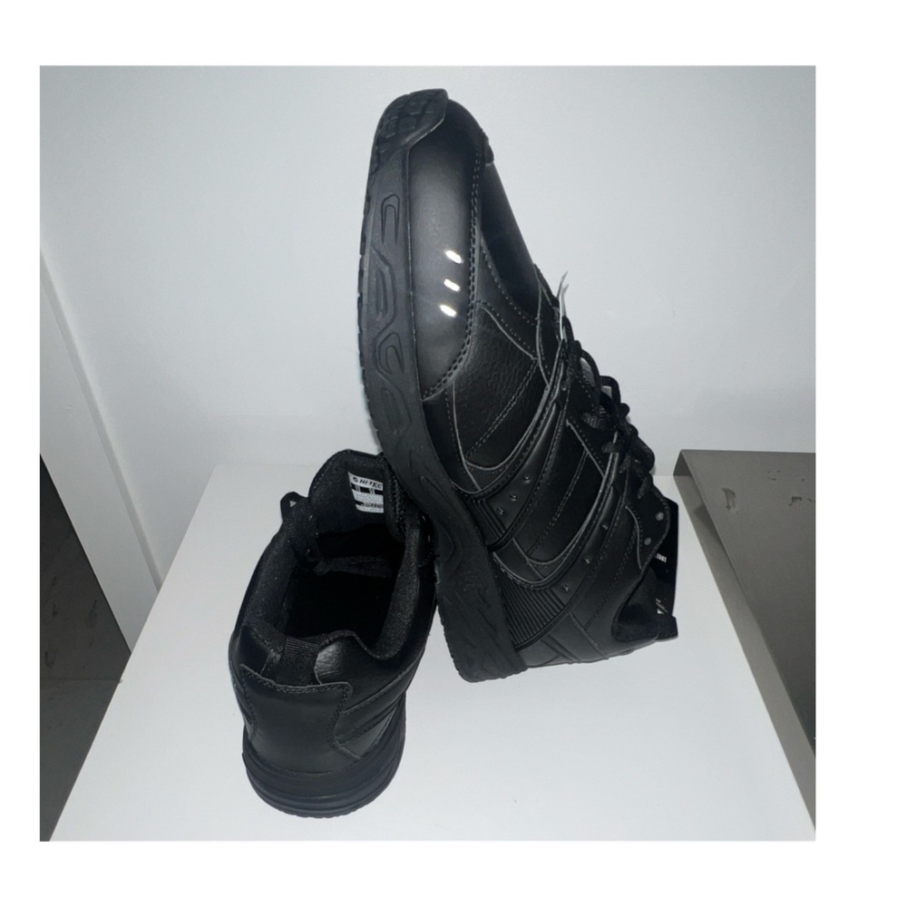 17N11/HI-TEC Pro HT SR Fusion Black X-Wide Men's Work Sneaker Oil Slip Resistant